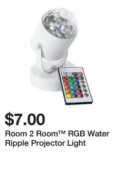 Five Below Room 2 Room RGB Water Ripple Projector Light offer