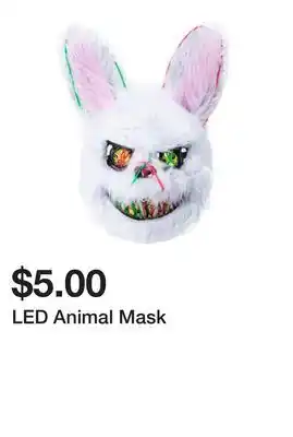 Five Below LED Animal Mask offer