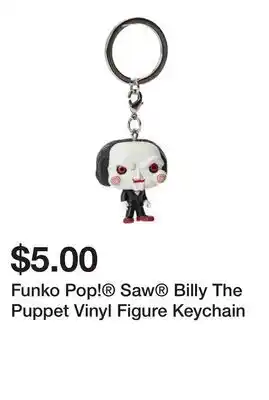 Five Below Funko Pop! Saw Billy The Puppet Vinyl Figure Keychain offer