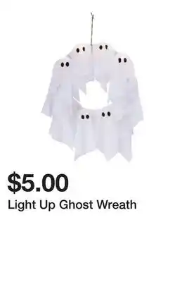 Five Below Light Up Ghost Wreath offer