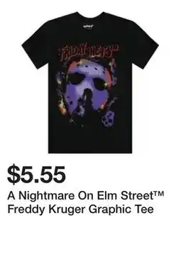 Five Below A Nightmare On Elm Street Freddy Kruger Graphic Tee offer