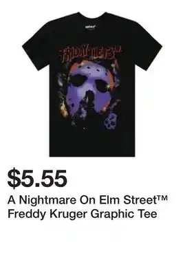 Five Below A Nightmare On Elm Street Freddy Kruger Graphic Tee offer