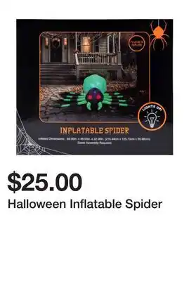 Five Below Halloween Inflatable Spider offer