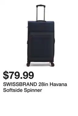 Marshalls SWISSBRAND 28in Havana Softside Spinner offer