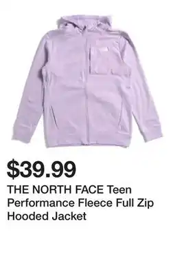 Marshalls THE NORTH FACE Teen Performance Fleece Full Zip Hooded Jacket offer
