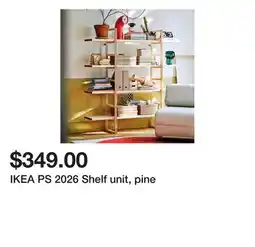 Ikea IKEA PS 2026 Shelf unit, pine offer