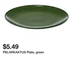 Ikea PELARKAKTUS Plate, green offer