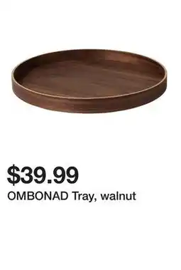 Ikea OMBONAD Tray, walnut offer
