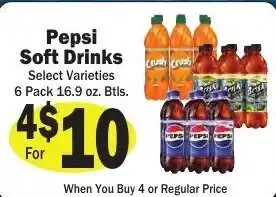 Sellers Bros Pepsi Soft Drinks offer