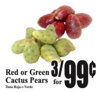 Baja Ranch Red or Green Cactus Pears offer