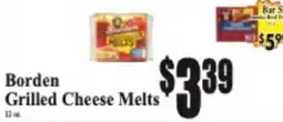 Baja Ranch Borden grilled cheese melts offer