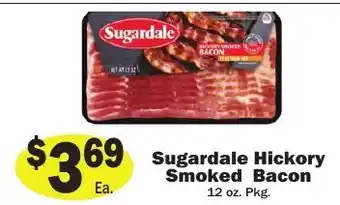 Sellers Bros Sugardale hickory smoked bacon offer