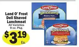 Sellers Bros Land O' Frost Deli Shaved Lunchmeat offer