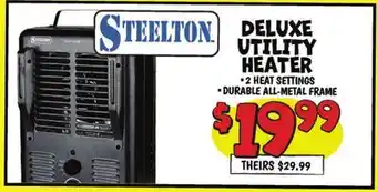 Ollie's STEELTON DELUXE UTILITY HEATER offer
