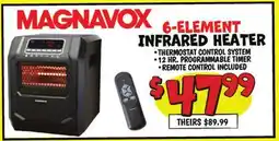 Ollie's MAGNAVOX 6-ELEMENT INFRARED HEATER offer
