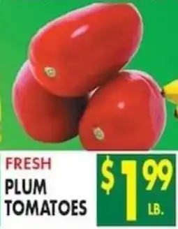 Compare Foods Fresh Plum Tomatoes offer