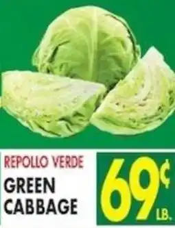 Compare Foods Green Cabbage offer
