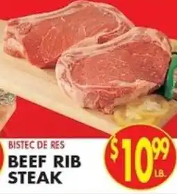 Compare Foods Bistec De Res Beef Rib Steak offer