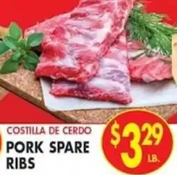 Compare Foods Pork Spare Ribs offer