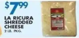 Compare Foods La Ricura shredded cheese offer