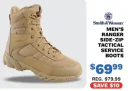 Big 5 Smith & Wesson men's ranger side-zip tactical service boots offer