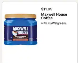 Walgreens Maxwell House Coffee offer