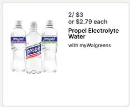 Walgreens Propel Electrolyte Water offer