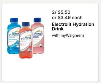 Walgreens Electrolit Hydration Drink offer
