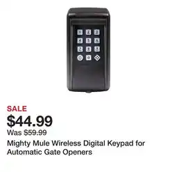 Tractor Supply Company Mighty Mule Wireless Digital Keypad for Automatic Gate Openers offer