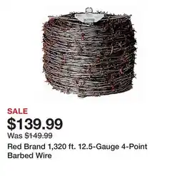 Tractor Supply Company Red Brand 1,320 ft. 12.5-Gauge 4-Point Barbed Wire offer