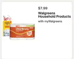 Walgreens Walgreens Household Products offer