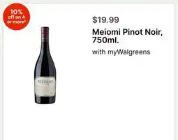 Walgreens Meiomi Pinot Noir offer