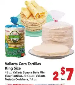 Vallarta Supermarkets Vallarta Corn Tortillas King Size offer