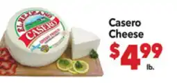 Vallarta Supermarkets Casero Cheese offer