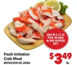 Vallarta Supermarkets Fresh Imitation Crab Meat offer