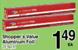 Superior Grocers Shopper's Value Aluminum Foil offer