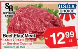 Superior Grocers Beef Flap Meat offer