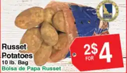 Superior Grocers Russet Potatoes offer