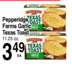 Superior Grocers Pepperidge Farms Garlic Texas Toast offer