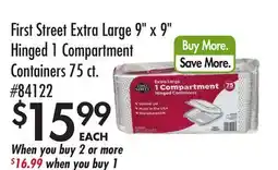 Smart & Final First Street Extra Large 9 x 9 offer