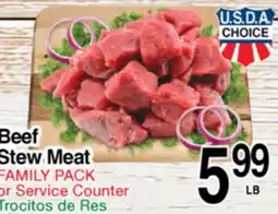 Superior Grocers Beef Stew Meat offer