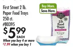 Smart & Final First Street 2 lb. Paper Food Trays offer