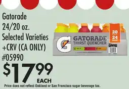 Smart & Final Gatorade offer