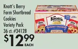 Smart & Final Knott's Berry Farm Shortbread Cookies Variety Pack offer