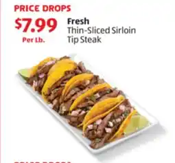 Aldi Fresh Thin-Sliced Sirloin Tip Steak offer