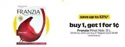 Grocery Outlet Franzia Pinot Noir offer