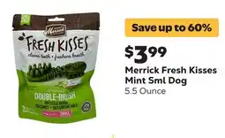 Grocery Outlet Fresh Kisses Mint Sml Dog offer