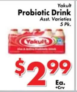 Valley Marketplace Yakult Probiotic Drink offer