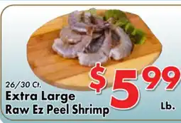 Valley Marketplace Extra Large Raw Ez Peel Shrimp offer