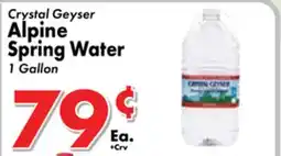 Valley Marketplace Crystal Geyser Alpine Spring Water offer